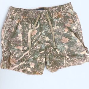 Abercrombie & Fitch Green Camouflage Shorts